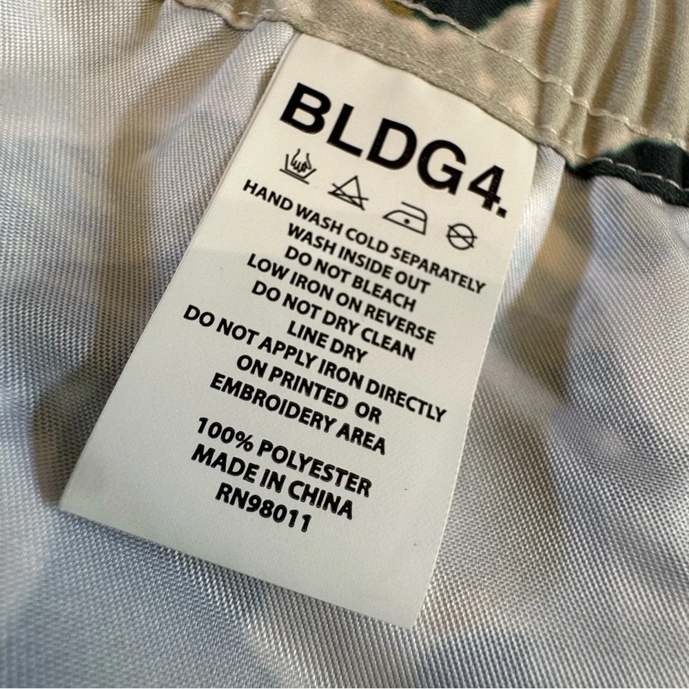 BLDG4 Men's Plus Size Shorts 3x Elastic Drawstring Waist New $88
